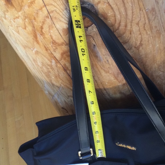 NWT Calvin Klein Black/Gold Handbag - Picture 9 of 16